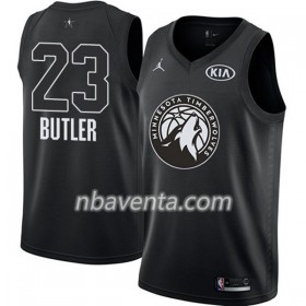 Camiseta Hombre Minnesota Timberwolves Jimmy Butler 23 2018 All Star Jordan Brand Negro Swingman